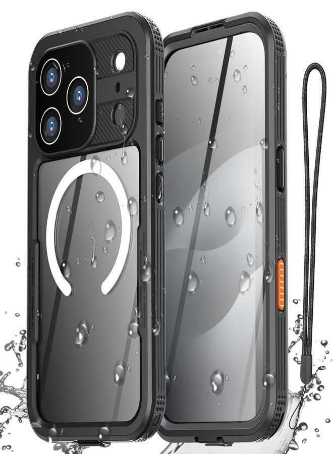 ايه اي كيس جراب AICase المقاوم للماء لهاتف iPhone 17 Pro Max مع دعم MagSafe، مقاوم للماء الشفاف، مقاوم للثلج/الغبار/الصدمات، حاصل على شهادة IP68، يوفر حماية كاملة 360 درجة، محكم الإغلاق تمامًا تحت الماء لهاتف iPhone 17 Pro Max_2 - Image 1
